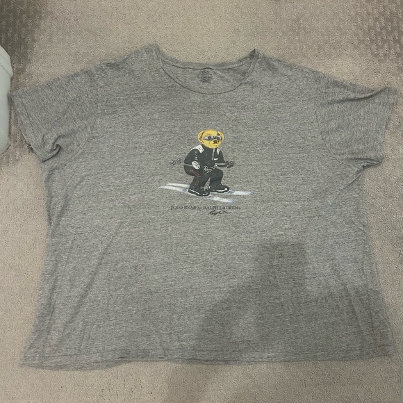 Polo by Ralph Lauren Skiing Bear T Shirt - Picture 1 of 4